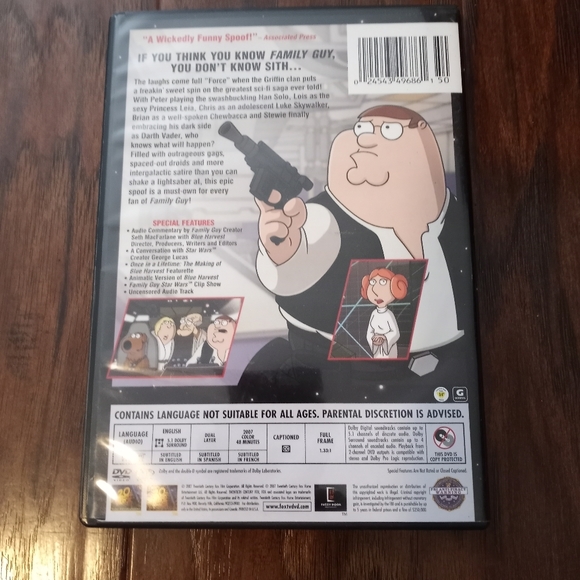 FAMILY GUY Blue Harvest on DVD - Picture 2 of 2